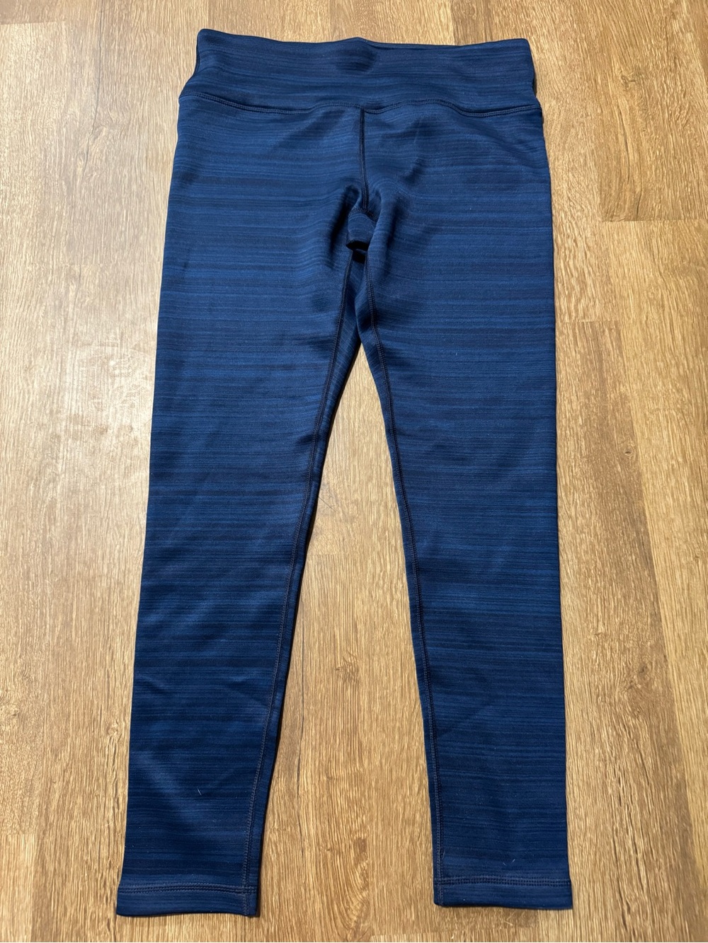 90 Degree Reflex Fleece Lined Blue Heathered Leggings Size Large